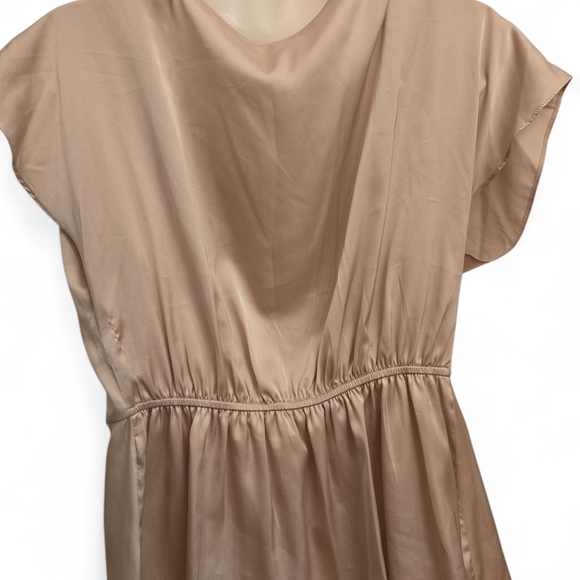 River Island Tan Drape Blouse - Picture 2 of 3